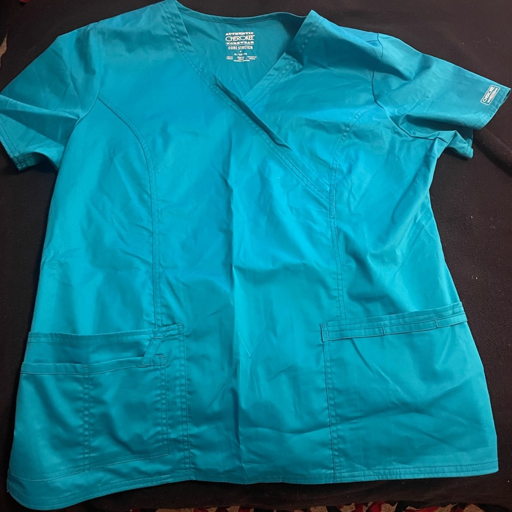 Cherokee work wear scrub top